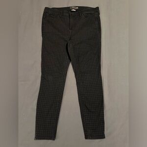 Women’s Torrid Size 16R Super Soft Sky High Skinny Black Printed Pattern